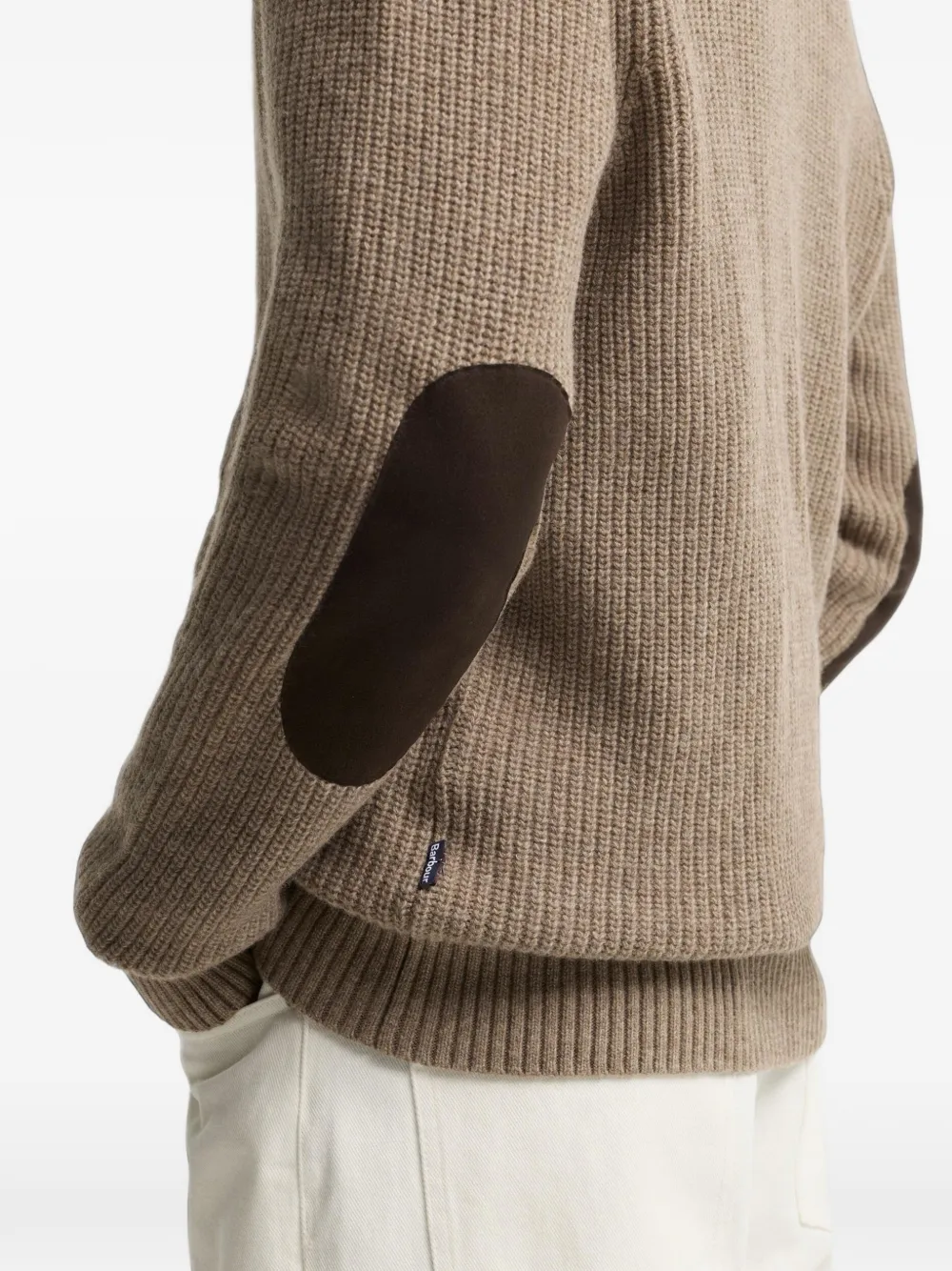 Barbour Hartland wool cardigan Bruin