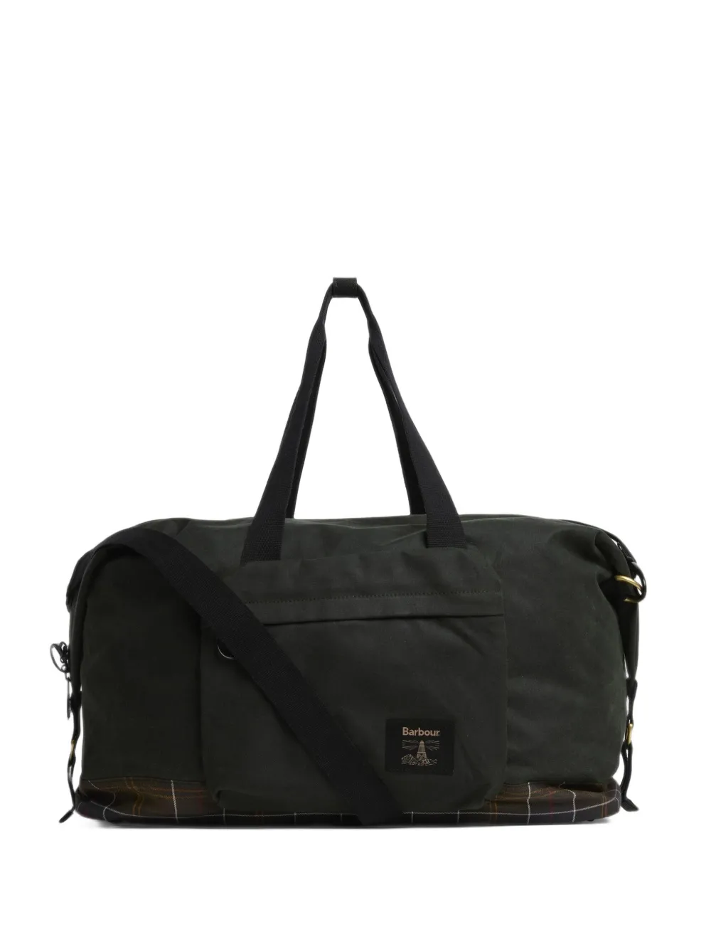 Barbour field waxed holdall - Grün