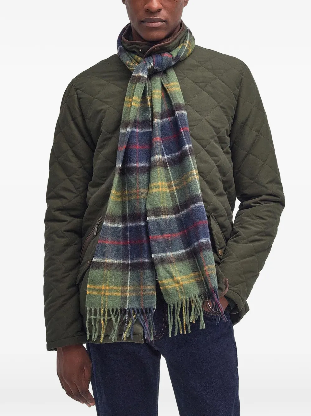 Barbour Tartan scarf Groen