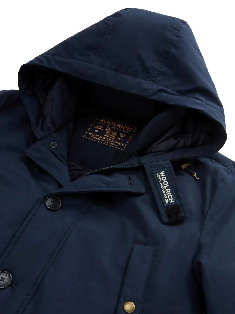 Woolrich Mountain Cloth parka Blauw