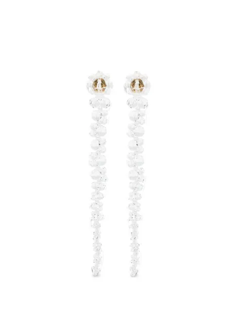Simone Rocha Drip crystal-embellished drop earrings