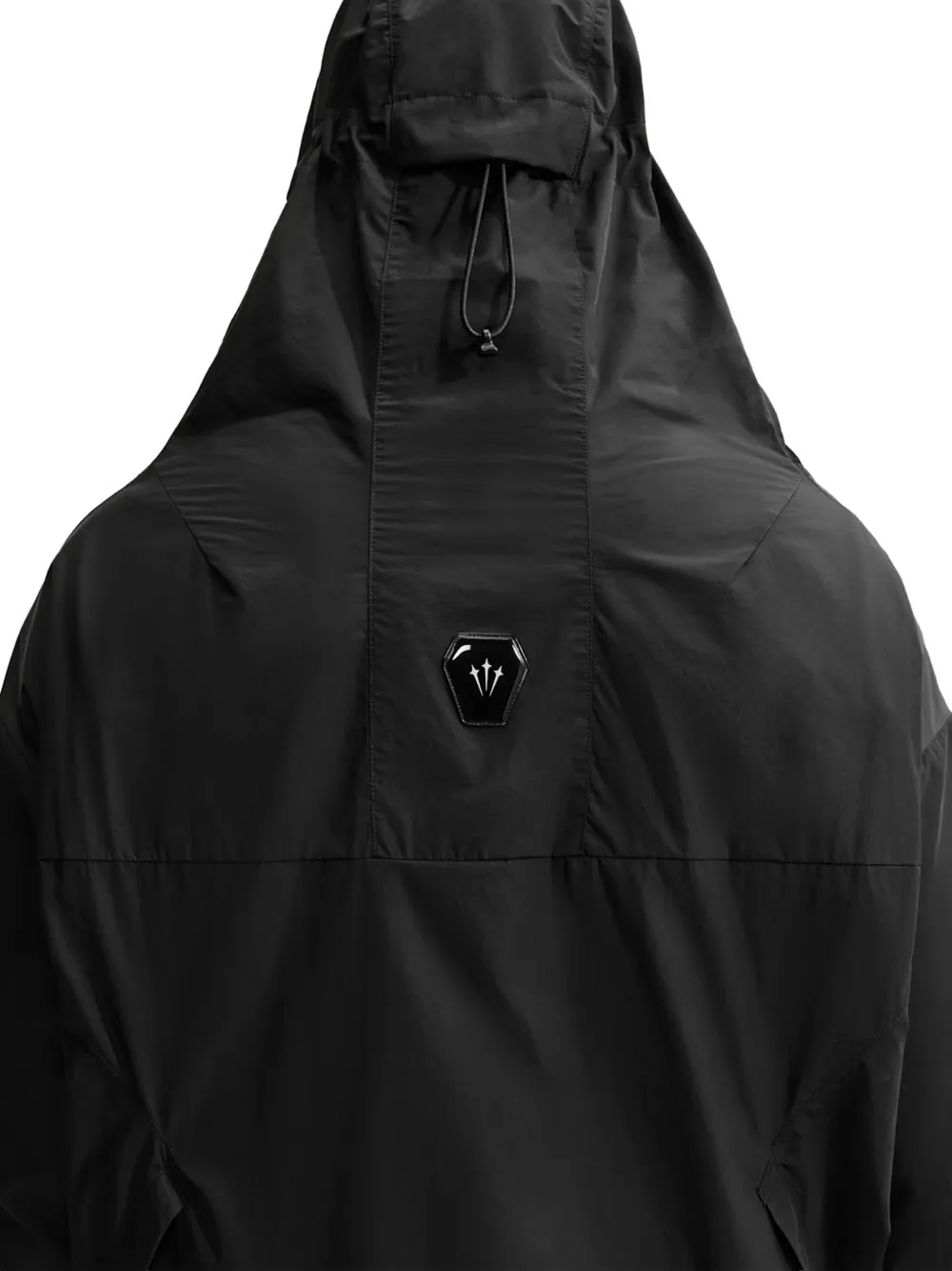 Nike shroud-cut track jacket Zwart