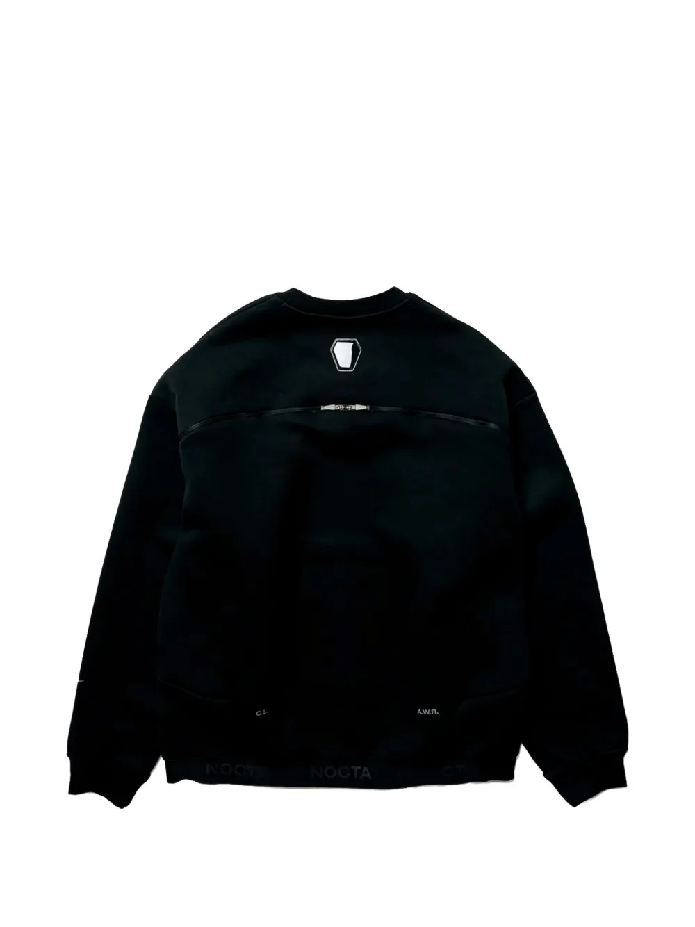 Nike x NOCTA trapeziud-cut crew-neck pullover Zwart