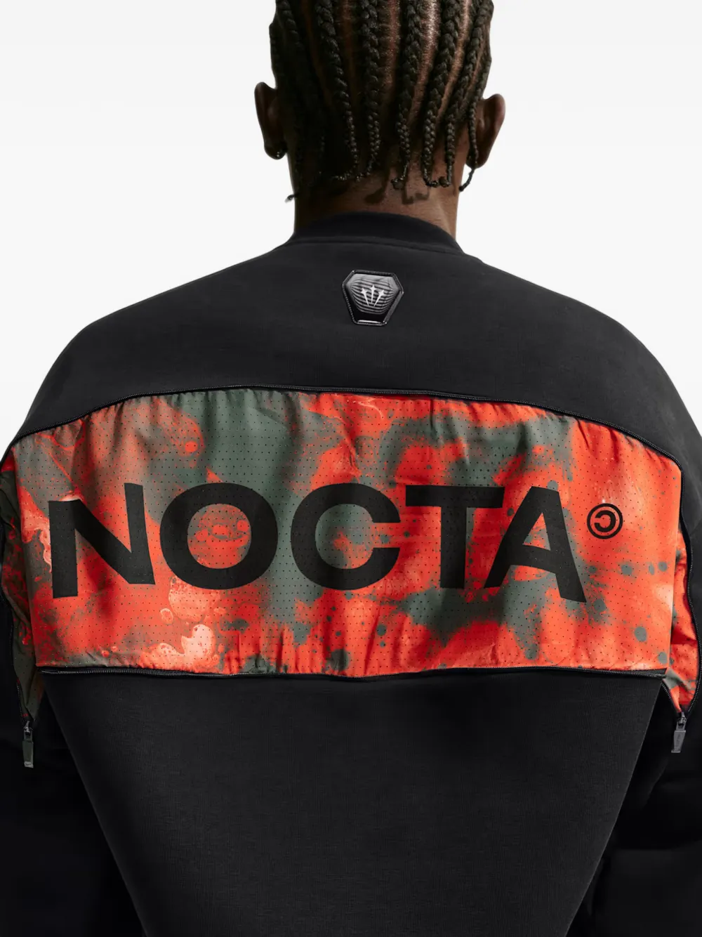 Nike x NOCTA trapeziud-cut crew-neck pullover Zwart