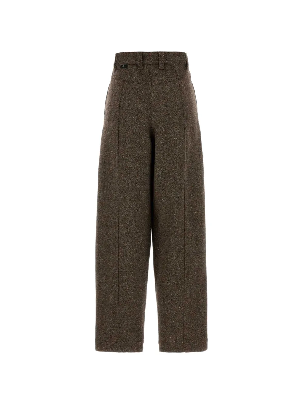 Moncler Grenoble tweed wide-leg trousers Bruin