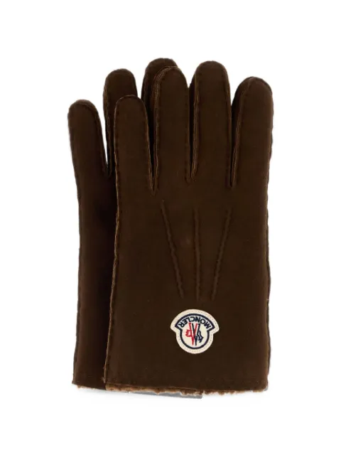 Moncler leather gloves