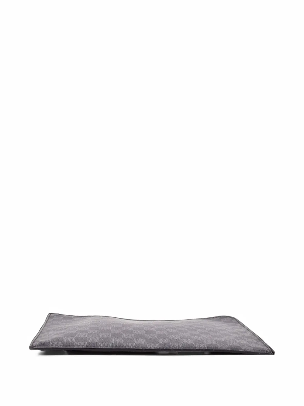 Louis Vuitton Pre-Owned Zip Around Pochette Jour Damier Graphite GM clutch bag - Black