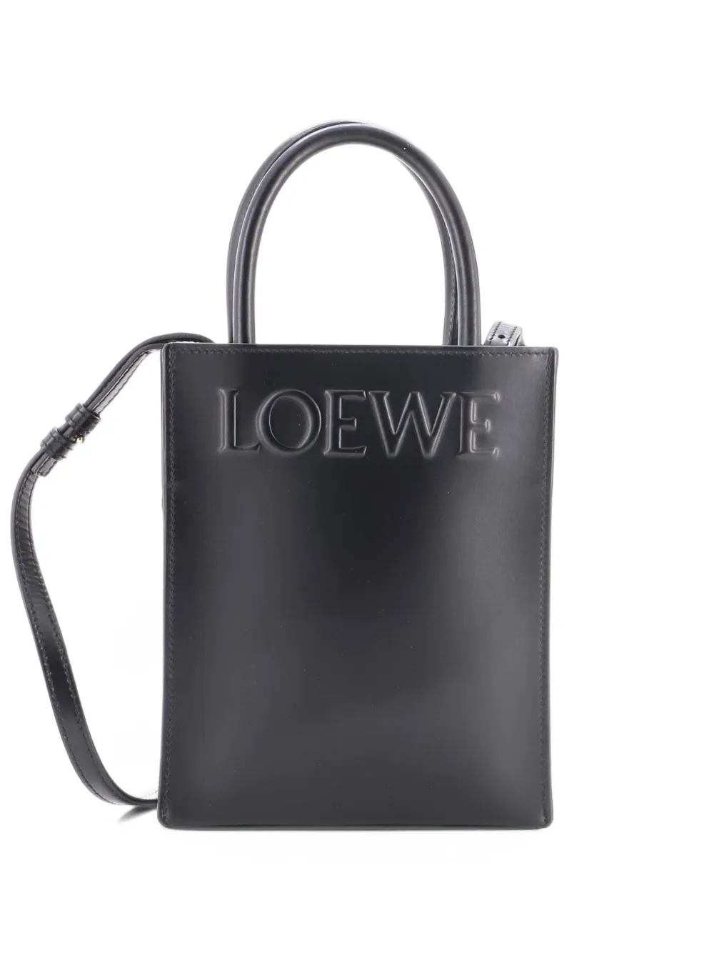 Loewe Pre-Owned Standard A5 Convertible Leather tote bag - Schwarz