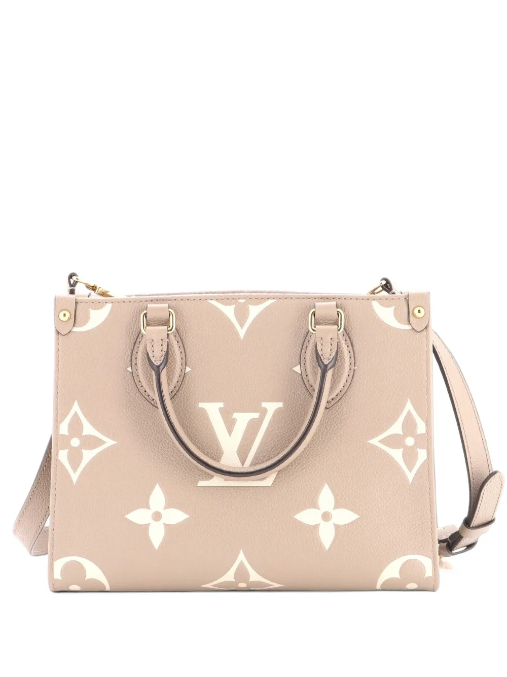 Louis Vuitton Pre-Owned OnTheGo Bicolor Monogram Empreinte Giant PM tote bag - Neutrals