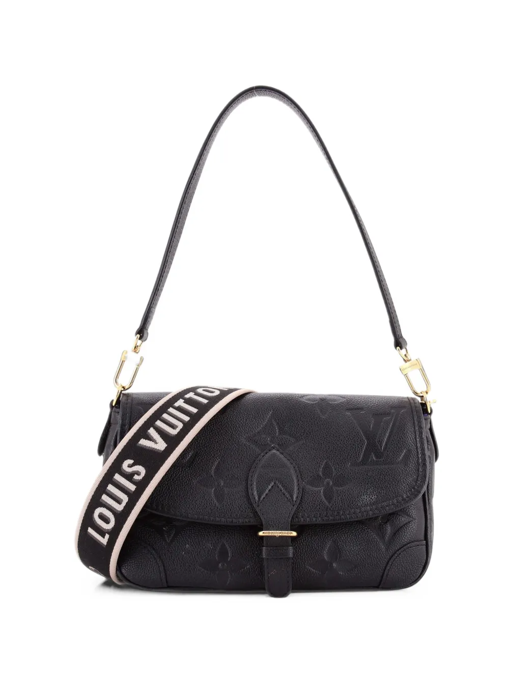 Louis Vuitton Pre-Owned Diane NM Handbag Monogram Empreinte Giant shoulder bag - Schwarz