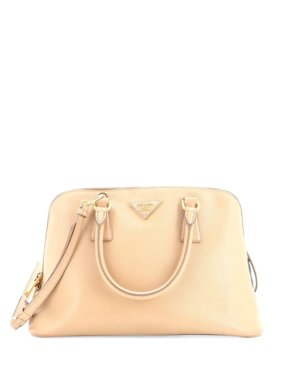 Prada Pre-Owned Promenade Bag Saffiano Leather Medium satchel - Toni neutri