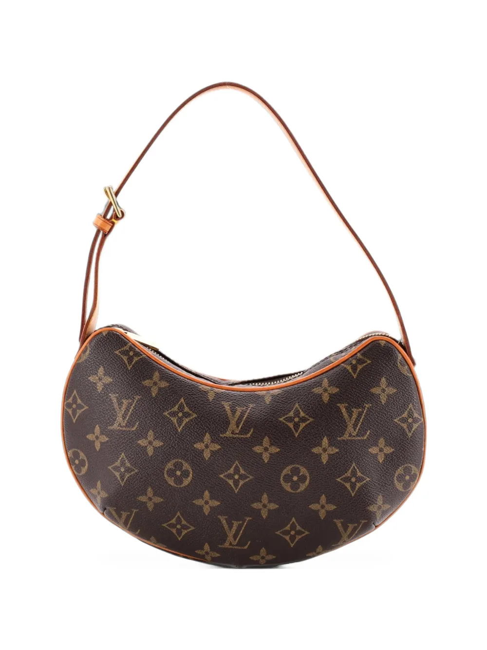 Louis Vuitton Pre-Owned Croissant Handbag Monogram Canvas PM hobo bag - Marrone