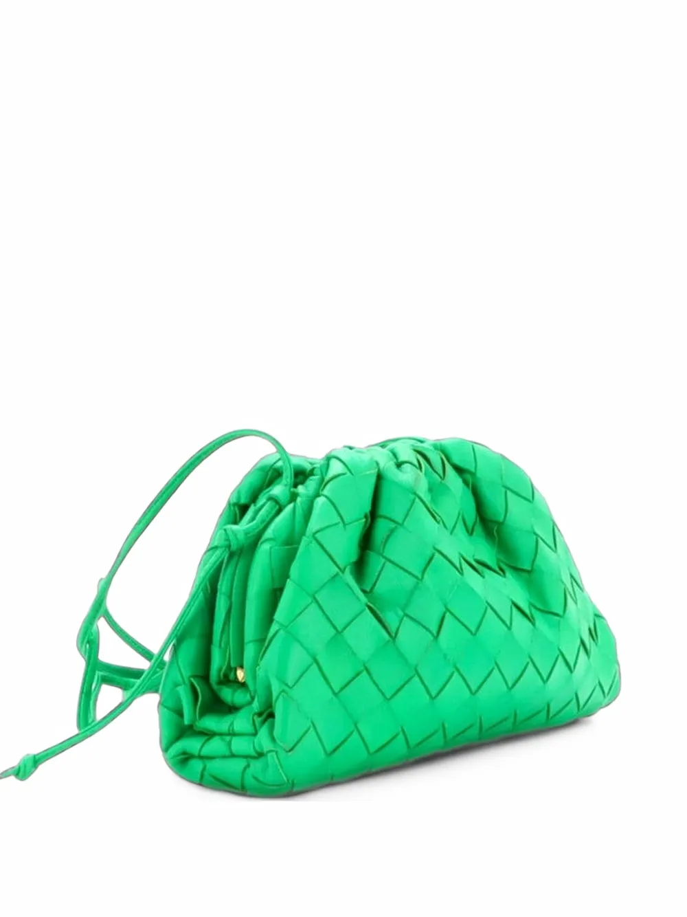 Bottega Veneta Pre-Owned The Pouch Intrecciato Nappa Mini crossbody bag - Green