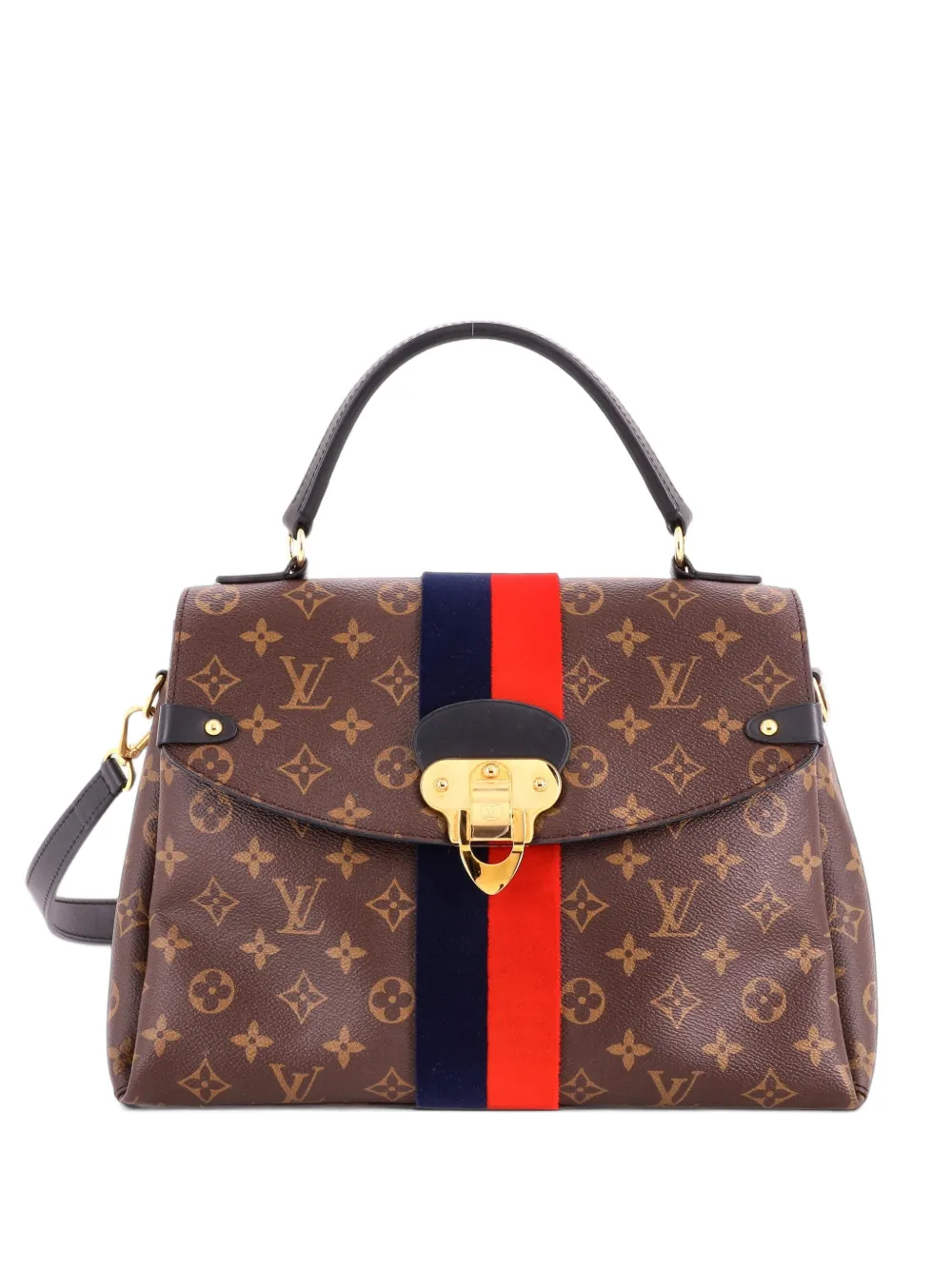 Louis Vuitton Pre-Owned Georges Handbag Monogram Canvas MM satchel - Brown