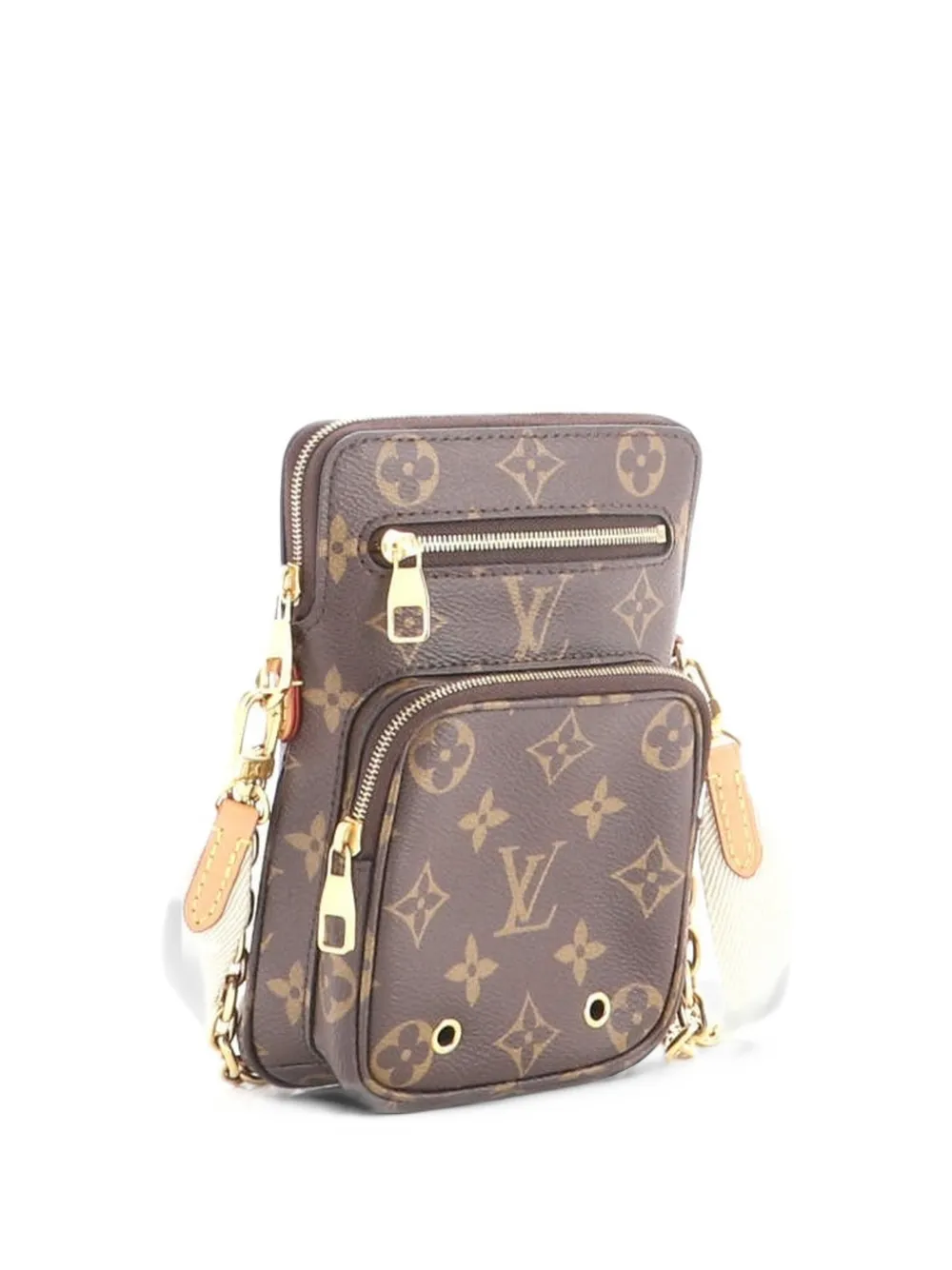 Louis Vuitton Pre-Owned Utility Phone Sleeve Bag Monogram Canvas crossbody bag - Brown