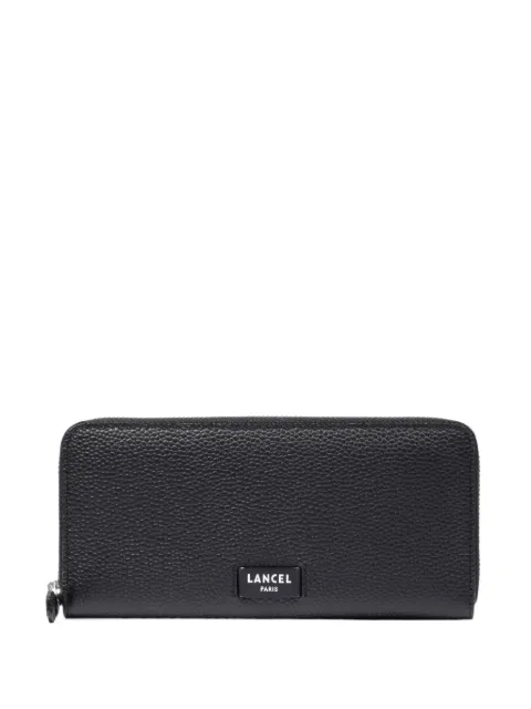 Lancel grained leather wallet