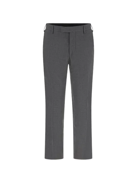 michael coal pressed-crease trousers