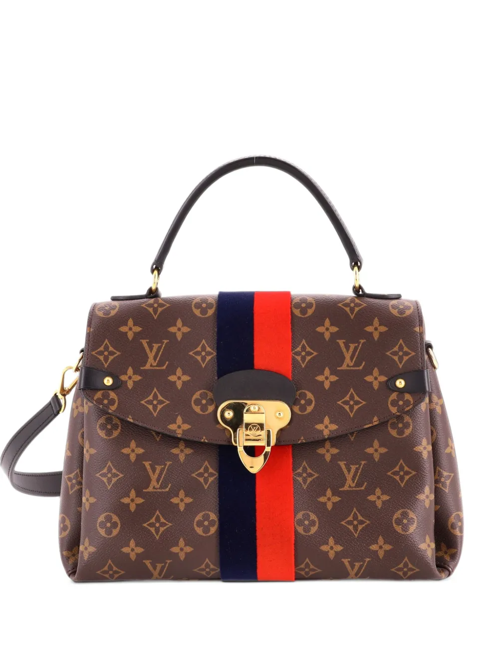 Louis Vuitton Pre-Owned Georges Handbag Monogram Canvas MM satchel - Brown