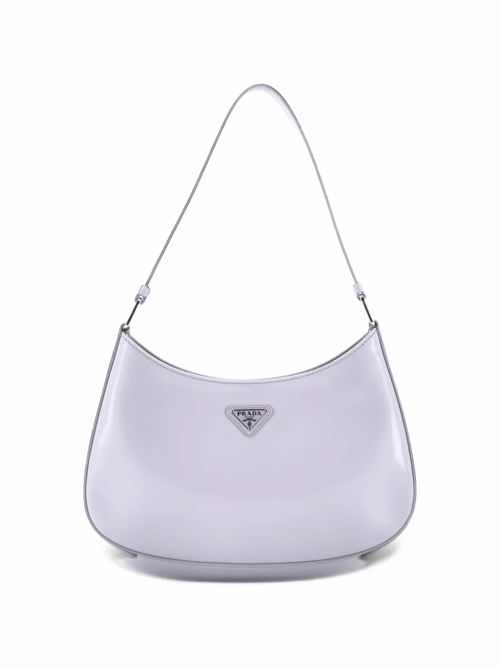 Prada Pre-Owned Cleo Shoulder Bag Spazzolato Leather Medium hobo bag - Violett