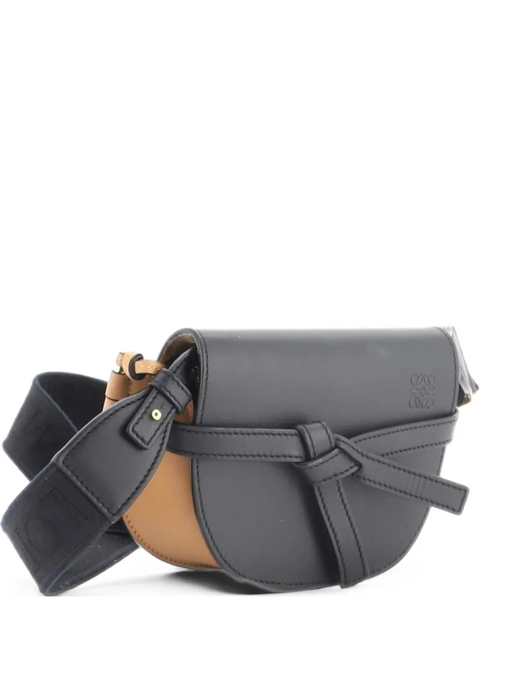 Loewe Pre-Owned Gate Dual Shoulder Bag Leather Mini crossbody bag - Nude