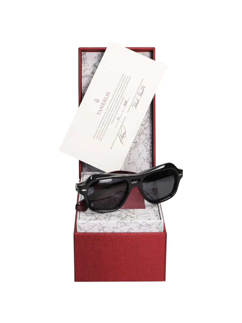 Jacques Marie Mage Tamerlis pilot-frame sunglasses Zwart