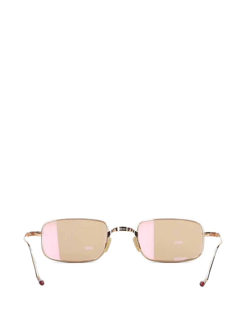 Jacques Marie Mage small Dusk rectangle-frame sunglasses Goud