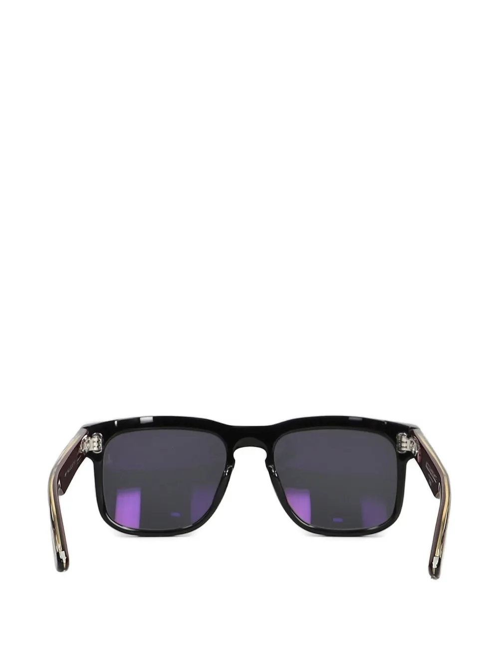 Jacques Marie Mage Wesley rectangle-frame sunglasses Zwart