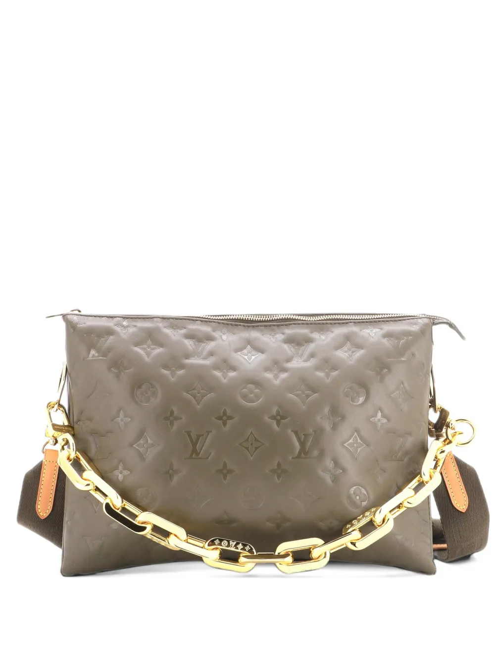 Louis Vuitton Pre-Owned Coussin Bag Monogram Embossed Lambskin MM crossbody bag - Grün