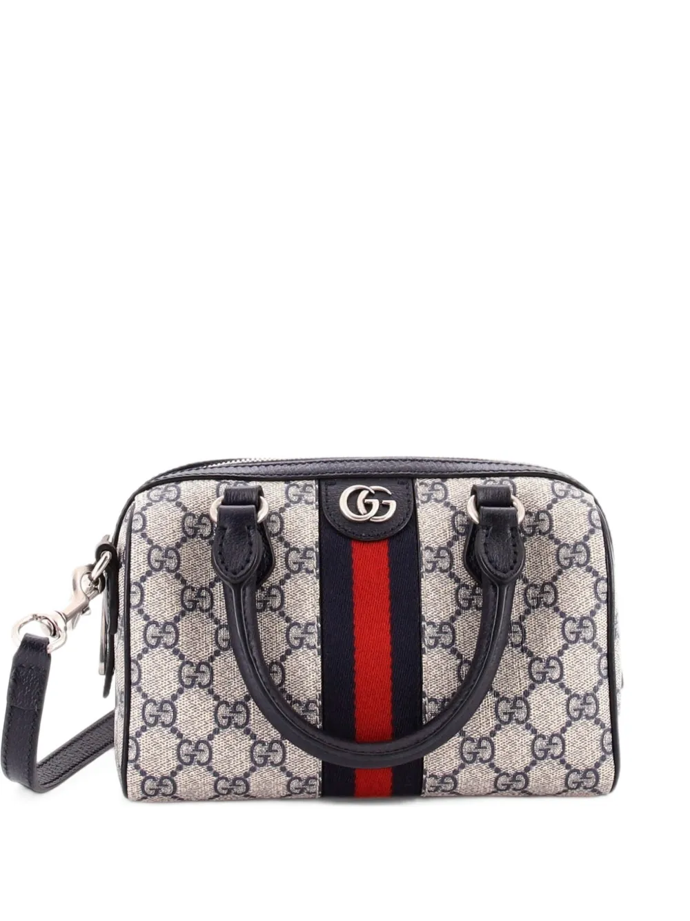 Gucci Pre-Owned Ophidia Convertible Boston Bag GG Coated Canvas Mini satchel - Blu