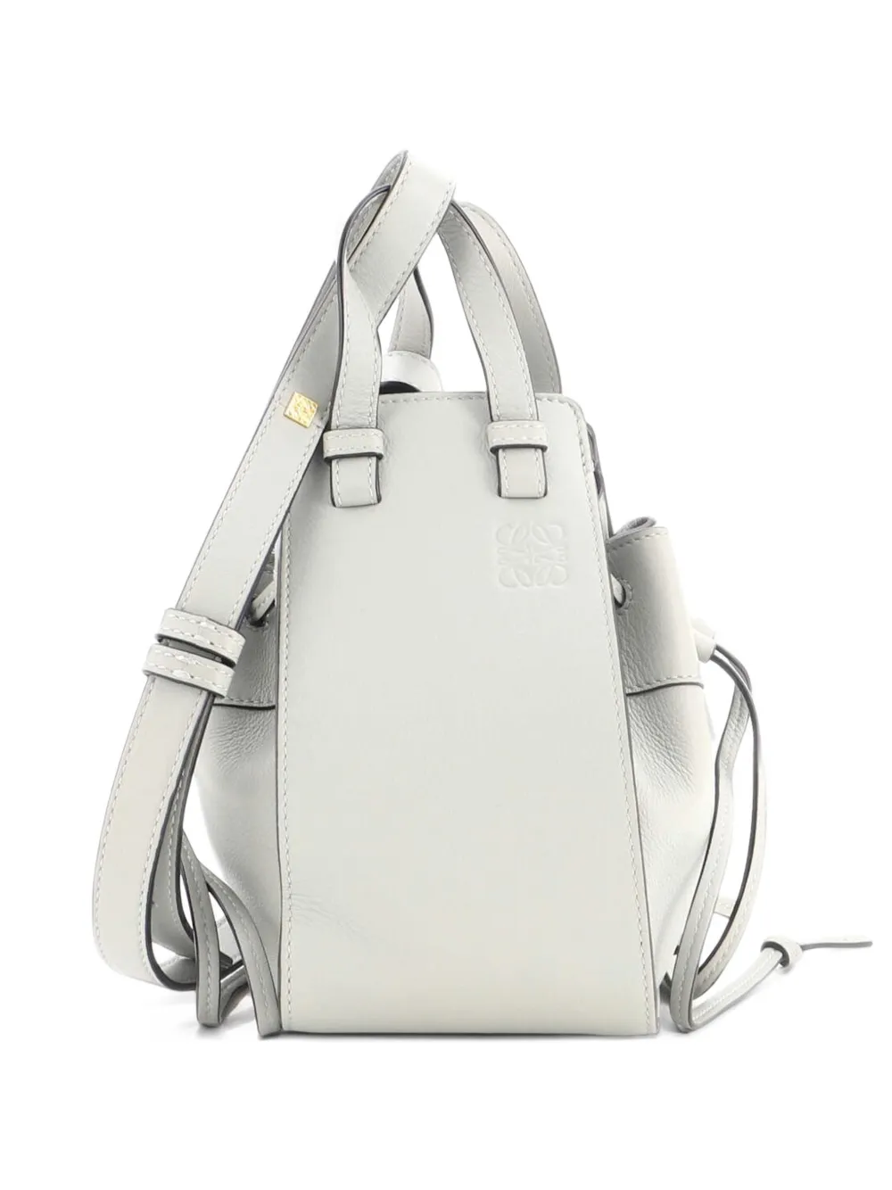 Loewe Pre-Owned Hammock Bag Leather Mini hobo bag - Grün