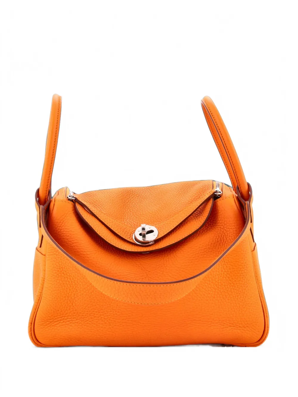 Hermès Pre-Owned Lindy Bag Clemence 26 shoulder bag - Orange