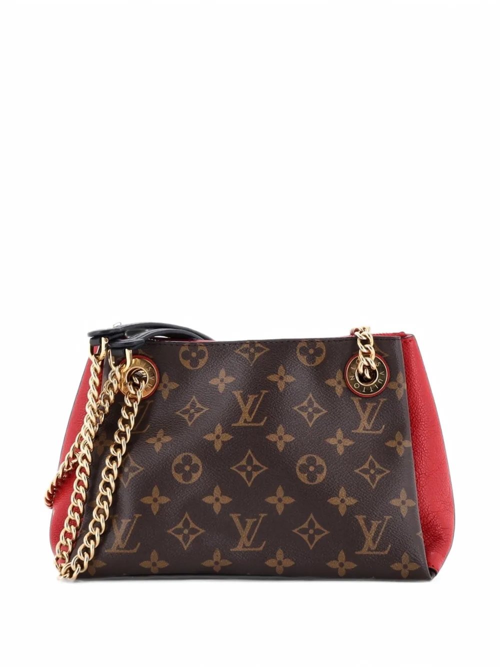 Louis Vuitton Pre-Owned Surene Handbag Monogram Canvas with Leather BB shoulder bag - Rot