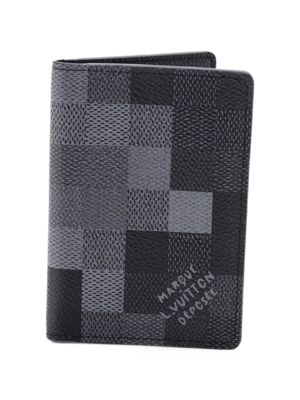 Louis Vuitton Pre-Owned Pocket Organizer Damoflage Canvas small wallets - Black