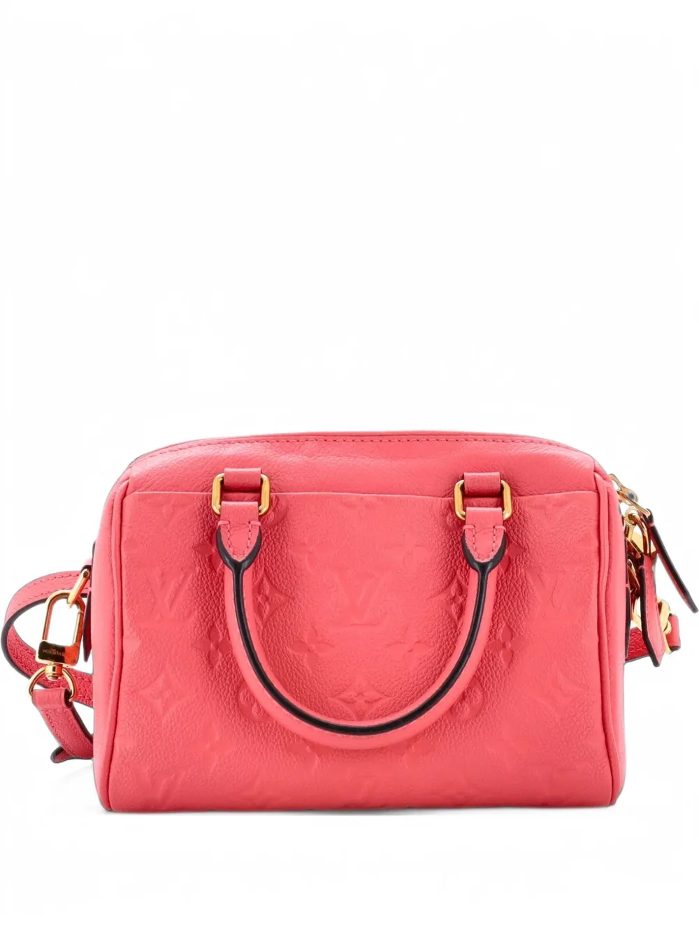 Louis Vuitton Pre-Owned Speedy Bandouliere NM Bag Monogram Empreinte Leather 20 satchel - Pink