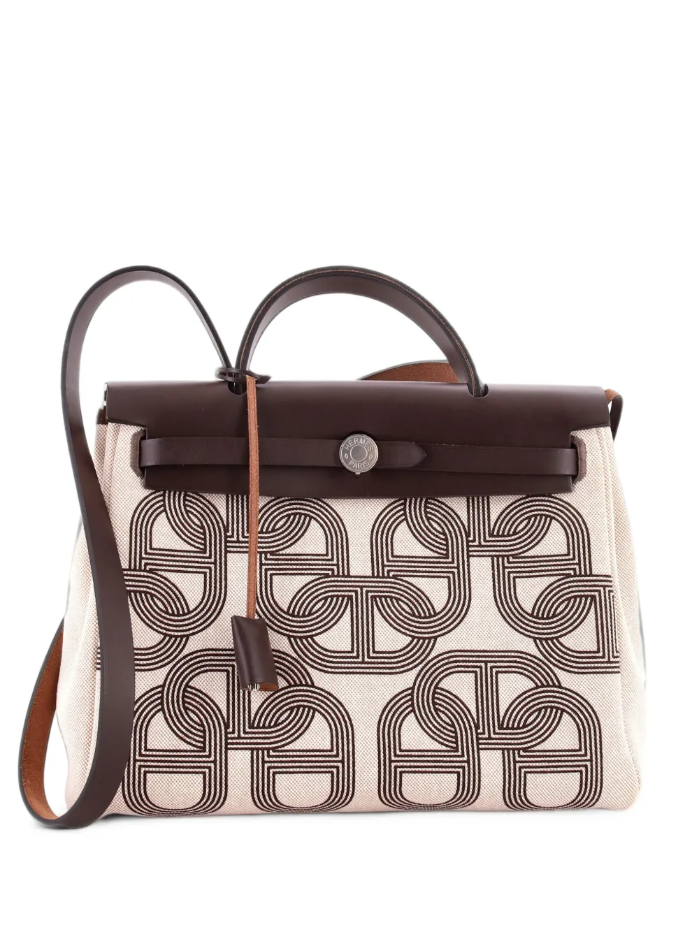 Hermès Pre-Owned Herbag Zip Circuit 24 Vache Hunter and Leather 31 satchel - Brown