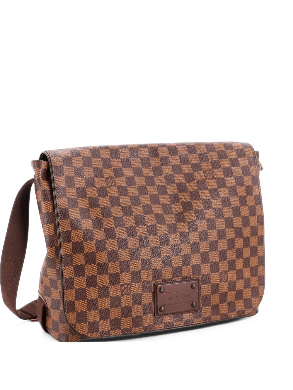 Louis Vuitton Pre-Owned Brooklyn Handbag Damier MM crossbody bag - Brown
