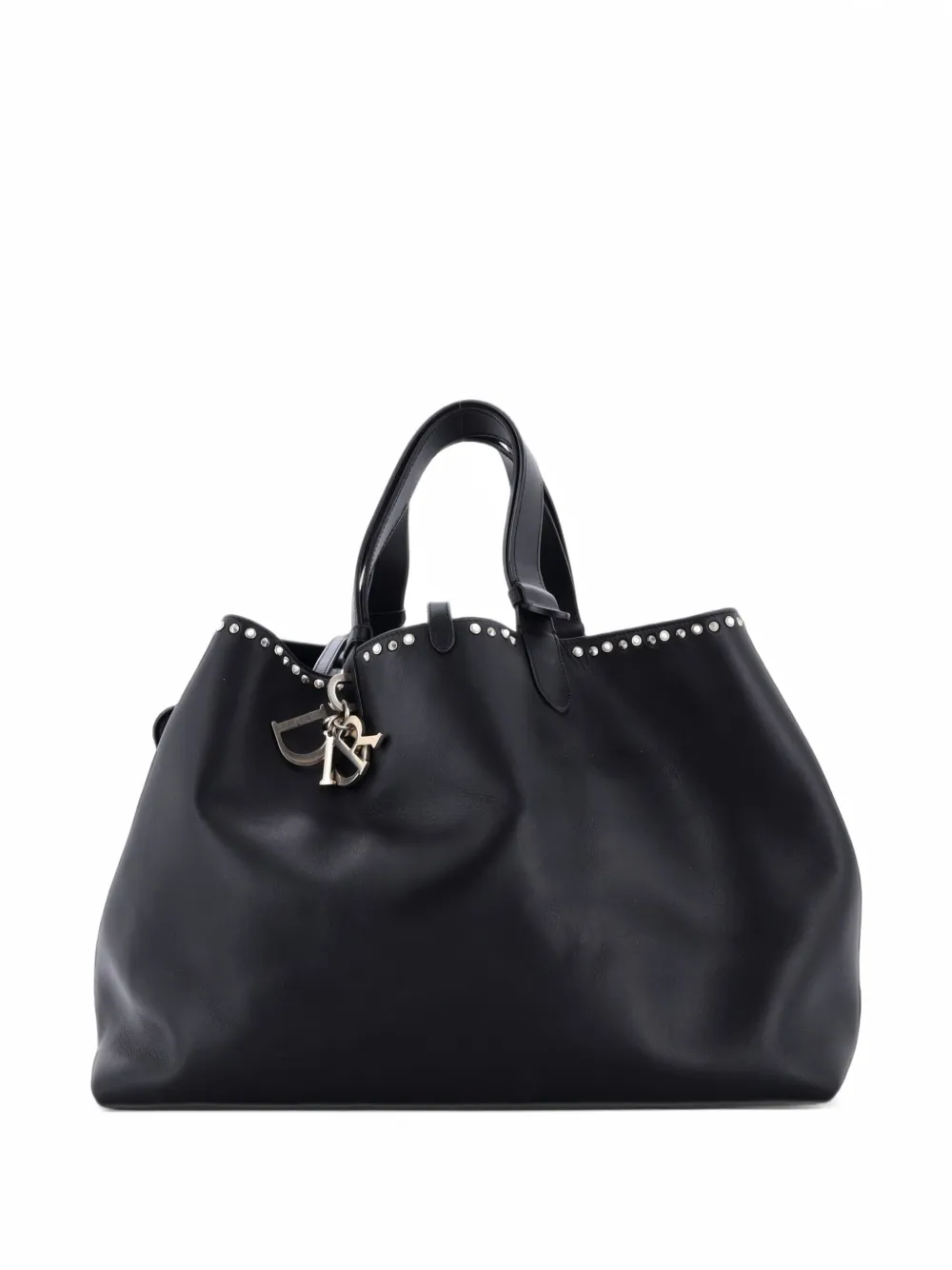 Christian Dior Pre-Owned Toujours Studded Leather Large tote bag - Nero