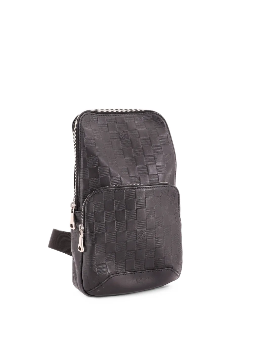 Louis Vuitton Pre-Owned Avenue Sling Bag Damier Infini Leather shoulder bag - Nero