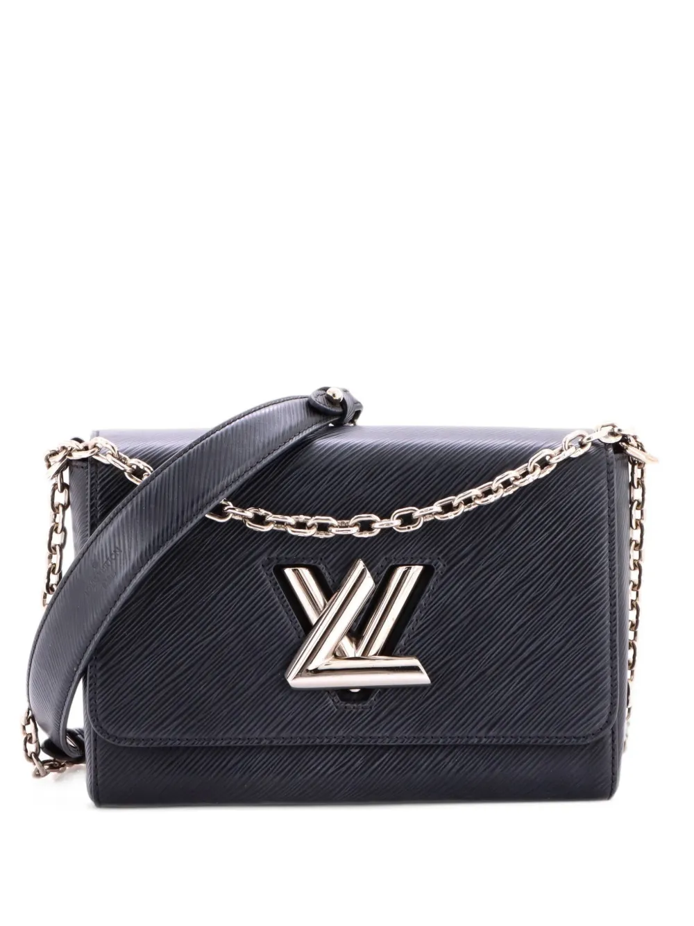 Louis Vuitton Pre-Owned Twist Handbag Epi Leather MM crossbody bag - Black