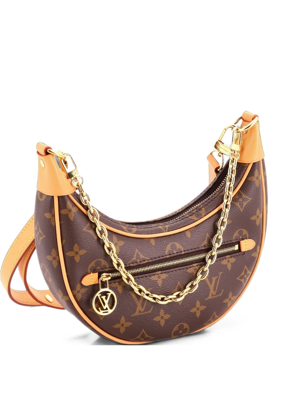 Louis Vuitton Pre-Owned Loop Handbag Monogram Canvas hobo bag - Brown