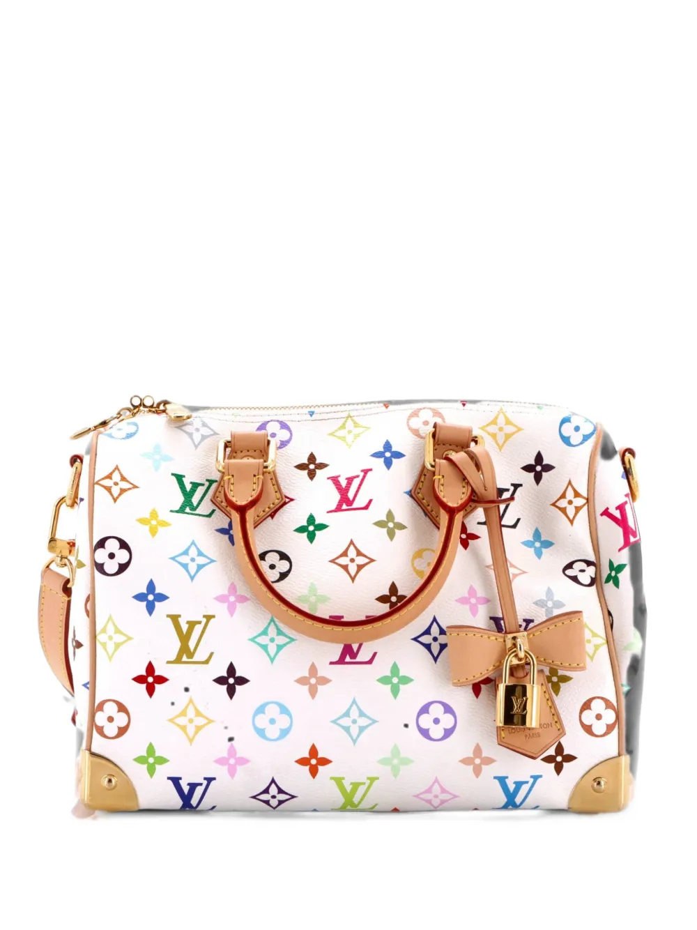Louis Vuitton Pre-Owned x Takashi Murakami Speedy Soft Bandouliere Bag Monogram Multicolor 25 satchel - Multicolour