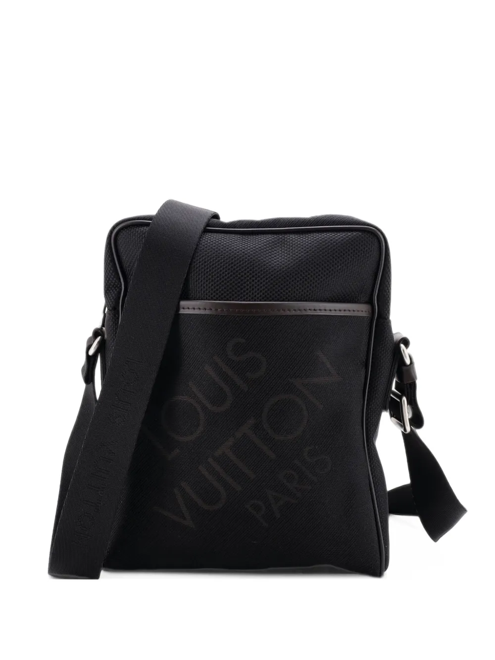 Louis Vuitton Pre-Owned Citadin Messenger Bag Damier Geant Canvas crossbody bag - Black