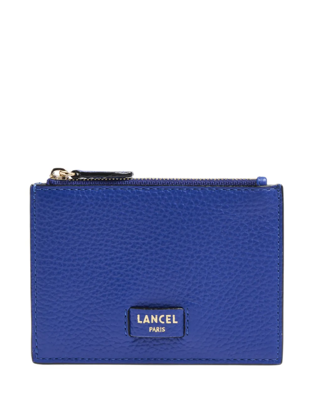Lancel grained leather cardholder Blauw