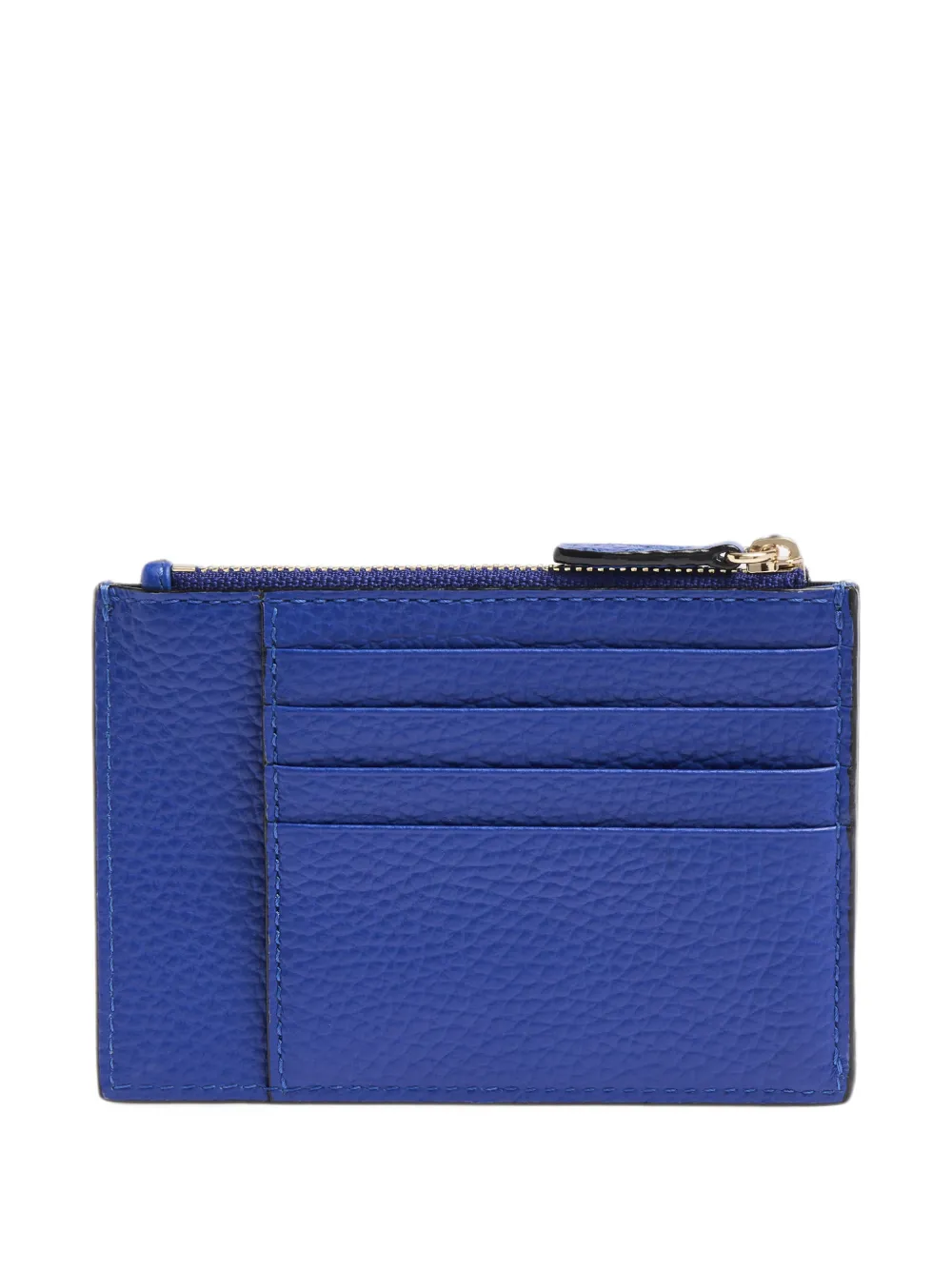 Lancel grained leather cardholder Blauw