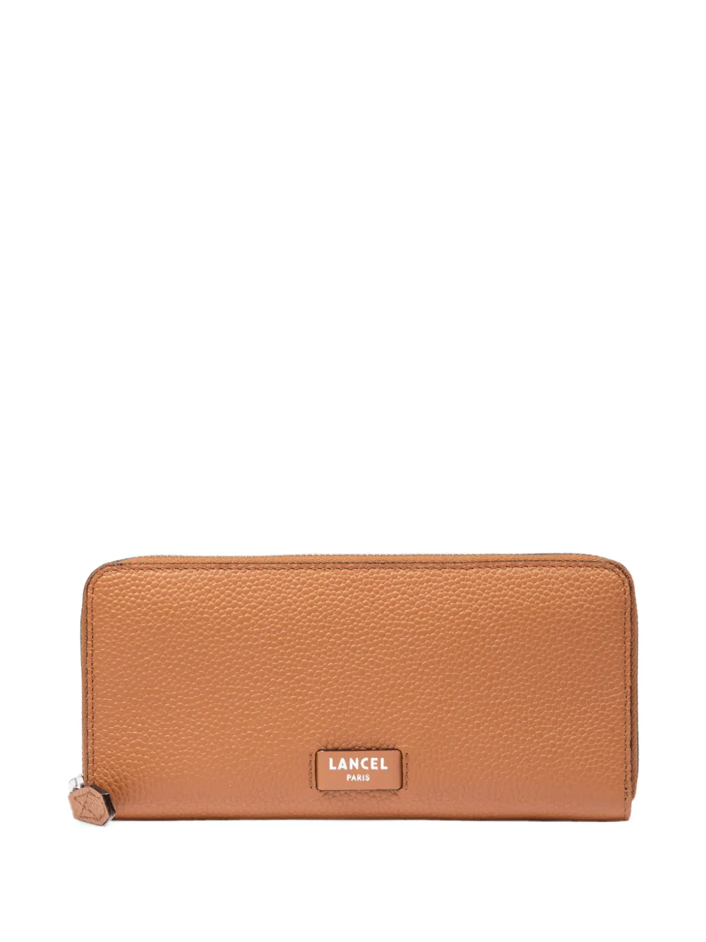 Lancel grained leather wallet Bruin