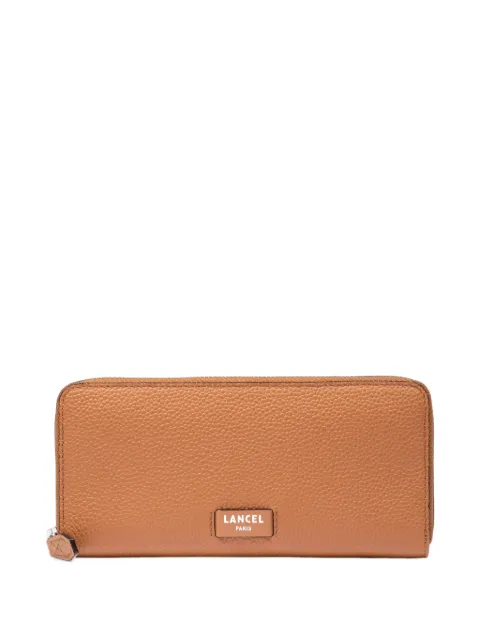 Lancel grained leather wallet