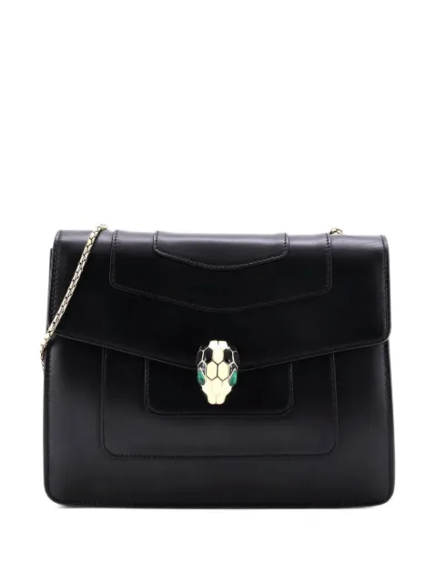 Bvlgari Pre-Owned Serpenti Forever Square Leather Medium shoulder bag