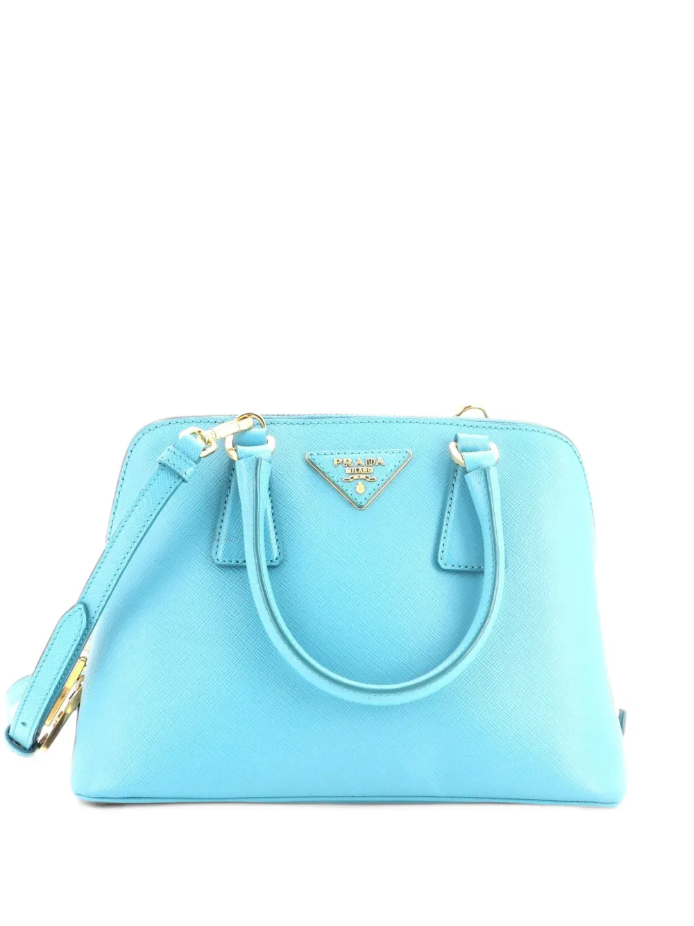 Prada Pre-Owned Promenade Bag Saffiano Leather Small satchel - Blu
