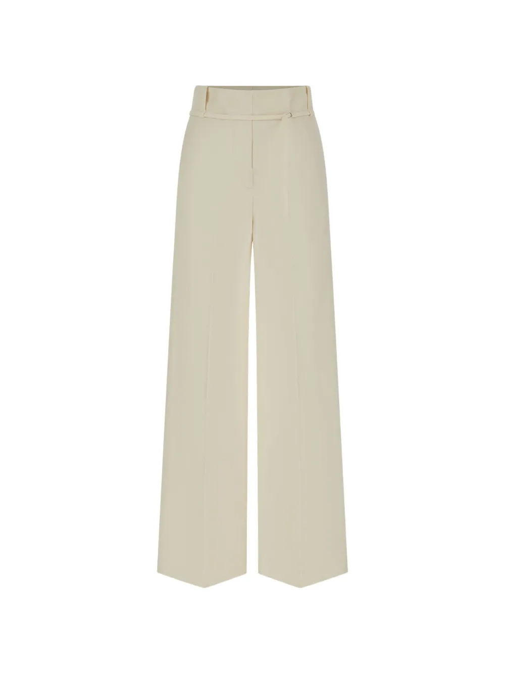 Paul & Shark belted wide-leg trousers Wit