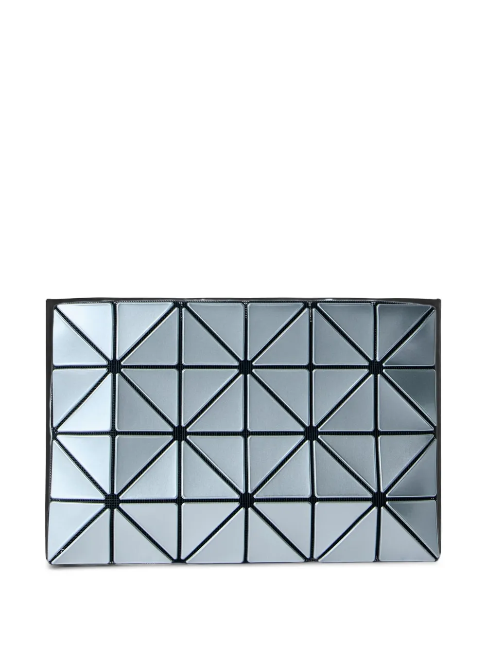 Bao Bao Issey Miyake Lucent geometric-panel clutch bag - Argento